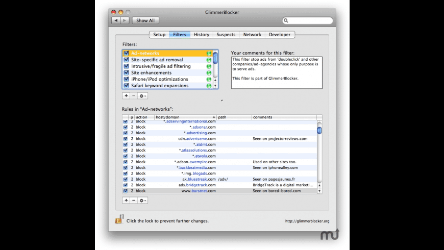 GlimmerBlocker for Mac - review, screenshots